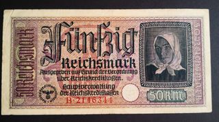 Billete 50 Reichsmark Alemania