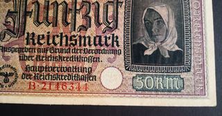 Billete 50 Reichsmark Alemania