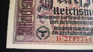 Billete 50 Reichsmark Alemania