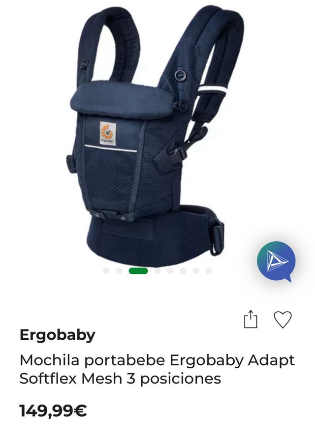 NUEVA. Ergobaby Adapt portabebés