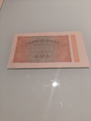 Billete 20000 marcos alemanes (1923)