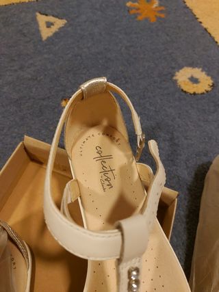 Sandali gioiello Clarks bianchi donna