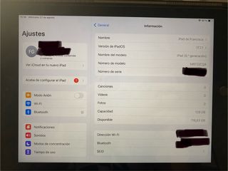 iPad 128GB negro + funda, teclado y lapiz