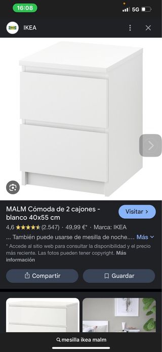 Binari per cassetti IKEA MALM beige