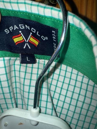 Camisa Spagnolo mujer - Verde y Blanca