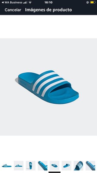 adidas Adilette Aqua Chanclas Azules