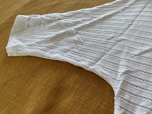 Blusa blanca de punto