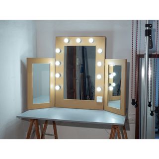 Espejo/Tocador de camerino con iluminación