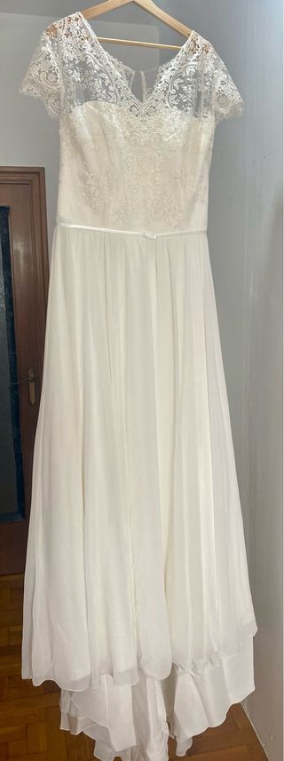 Vestido novia Bianco Omnia talla 50