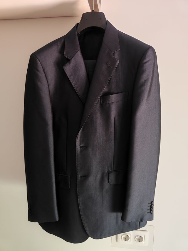 Traje azul hombre - Talla L (50)- Urge venta