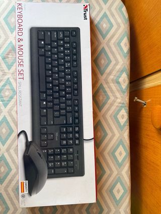 Teclado sin ratón Trust - Negro