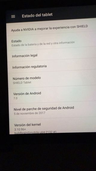 Tablet Nvidia Shield 2014 negra