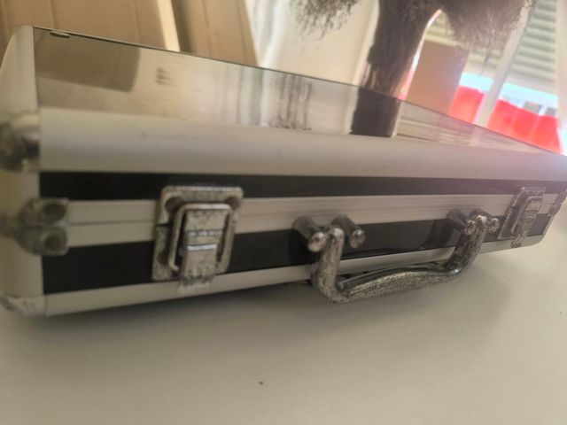 Estojo de maquilhagem - Alumínio