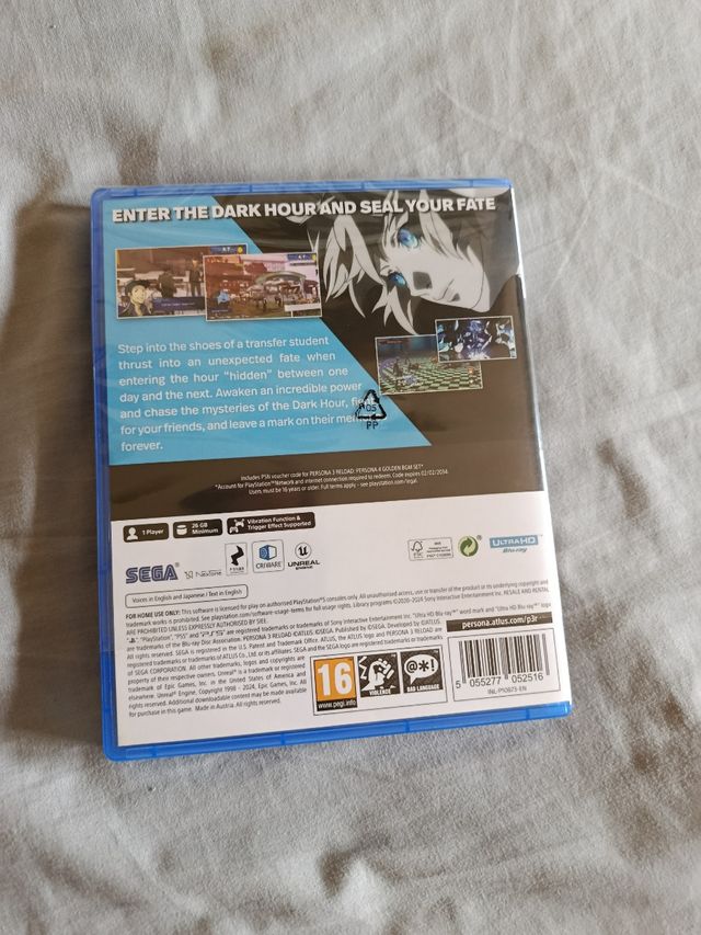 Persona 3 Reload PS5 semiprecintado.