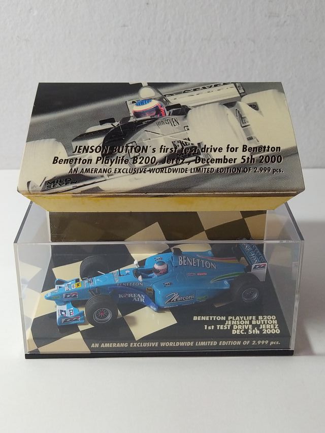 Benetton B200 a escala 1:43 (Minichamps)