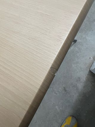 Mesa plegable auxiliar - beige