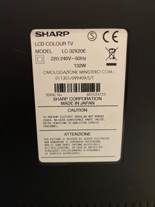 TV Sharp Aquos 32" LCD