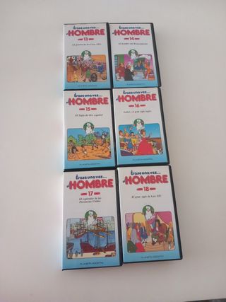 Colección "Érase una vez el hombre" formato VHS