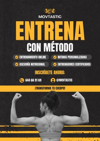 Entrena con método, entrena con MOVTASTIC!

