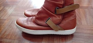Botines borrego marrón
