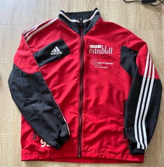 Adidas Y2K Shell Vintage Track Jacket – Red Black 