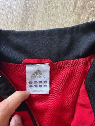 Adidas Y2K Shell Vintage Track Jacket – Red Black 