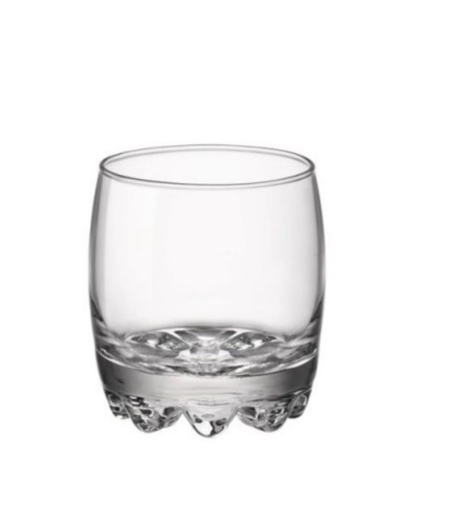 6 Vasos de cristal transparentes