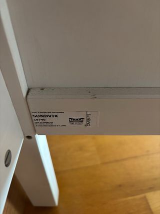 Cuna bebé 60x120 SUNDVIK blanca