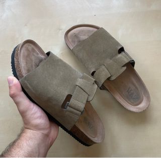 Sandalias Zara - Verde Caqui