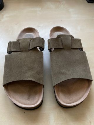 Sandalias Zara - Verde Caqui