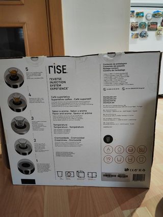 Cafetera de cápsulas Rise Delta Q - como nueva
