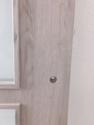 Puerta acristalada Bruselas Roble Africano