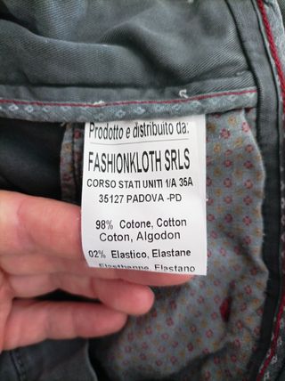 Pantaloni uomo grigi 