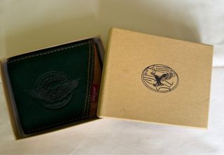 Cartera Lagofree - Piel - Marrón-Verde