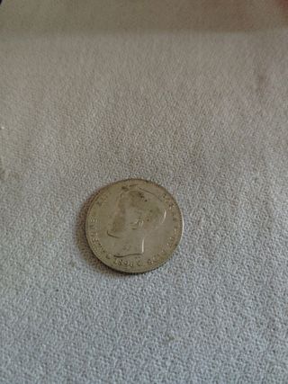 Moneda plata 1896 y Alfonso XIII 