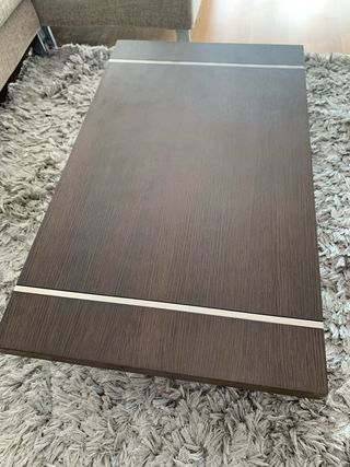 Mesa centro madera marrón