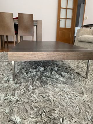 Mesa centro madera marrón