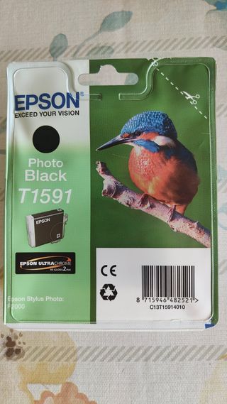 Tinta negra Epson T1591 - Stylus Photo R2000