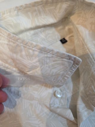 Camisa Hugo Boss beige
