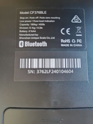 Báscula Baño Allurion