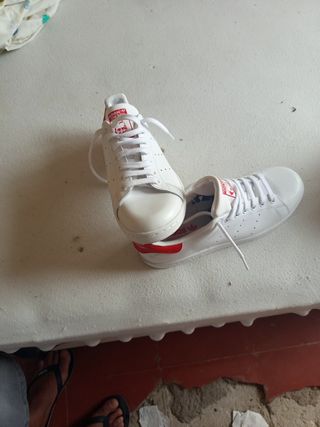 Adidas Stan Smith rojas y blancas
