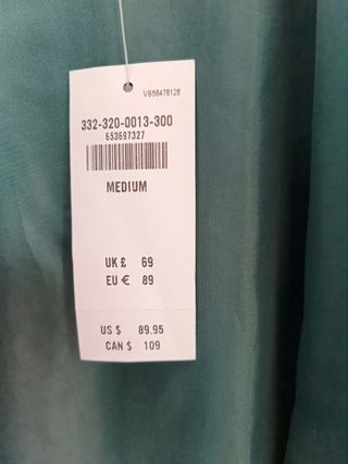 Chaqueta Hollister M Verde