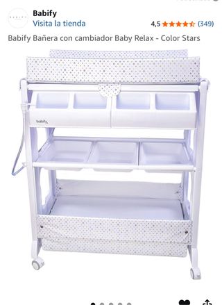 Babify Bañera con cambiador