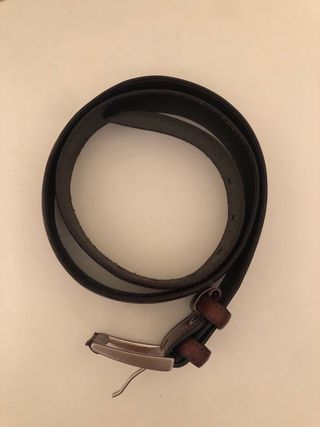 TONY VARTRANO - Cinturón cuero marrón 90/105