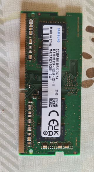 RAM Samsung DDR4 4GB 3200MHz - portatil
