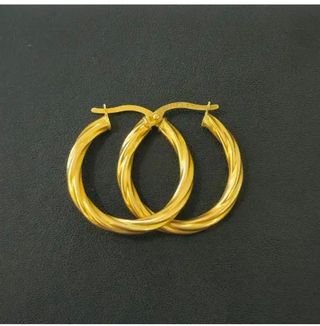 Aros Oro 10k - dorados