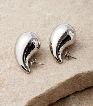Pendientes Plata - Gota