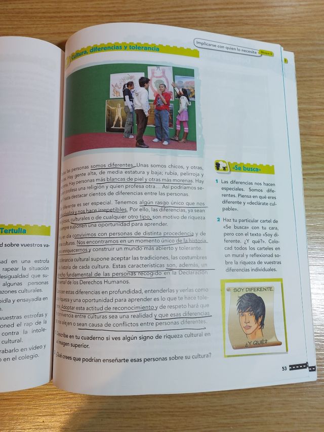 Valores Sociales y Cívicos 5. Primaria