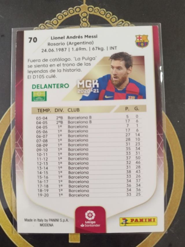 2 Cromos Messi MegaCracks 20/21 Elite y básica