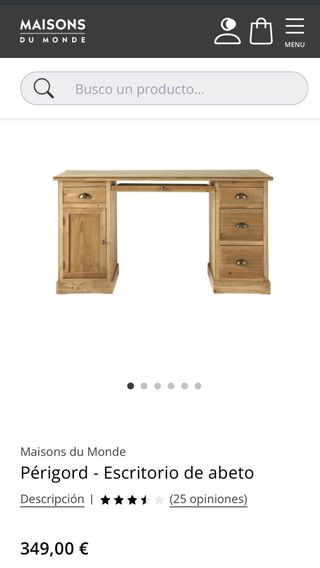 Escritorio madera Maison Du Monde